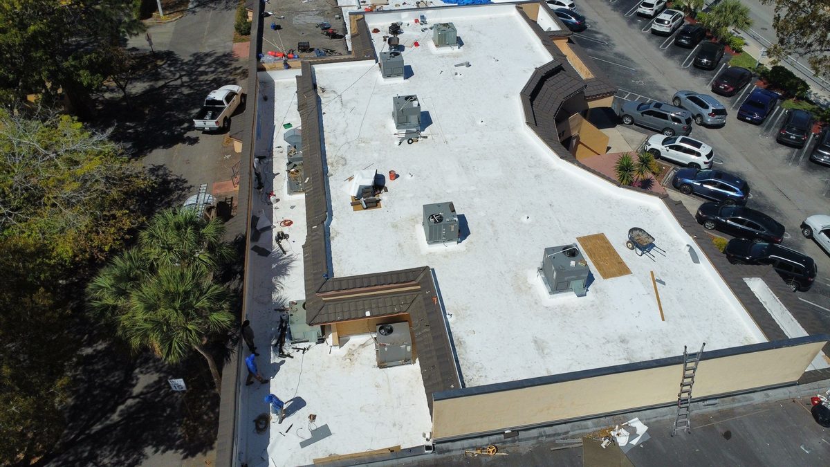 Commercial install in progress